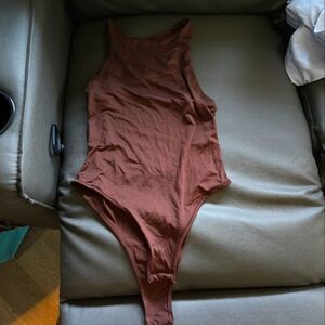 Brown boutique body suit